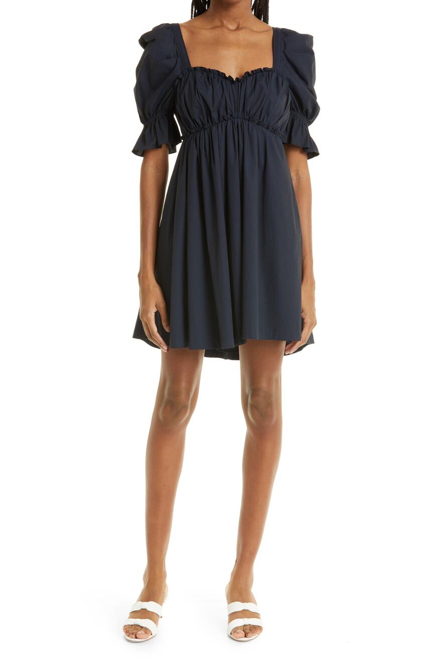 Cinq A Sept Open Back Navy Jovi Dress Size 2